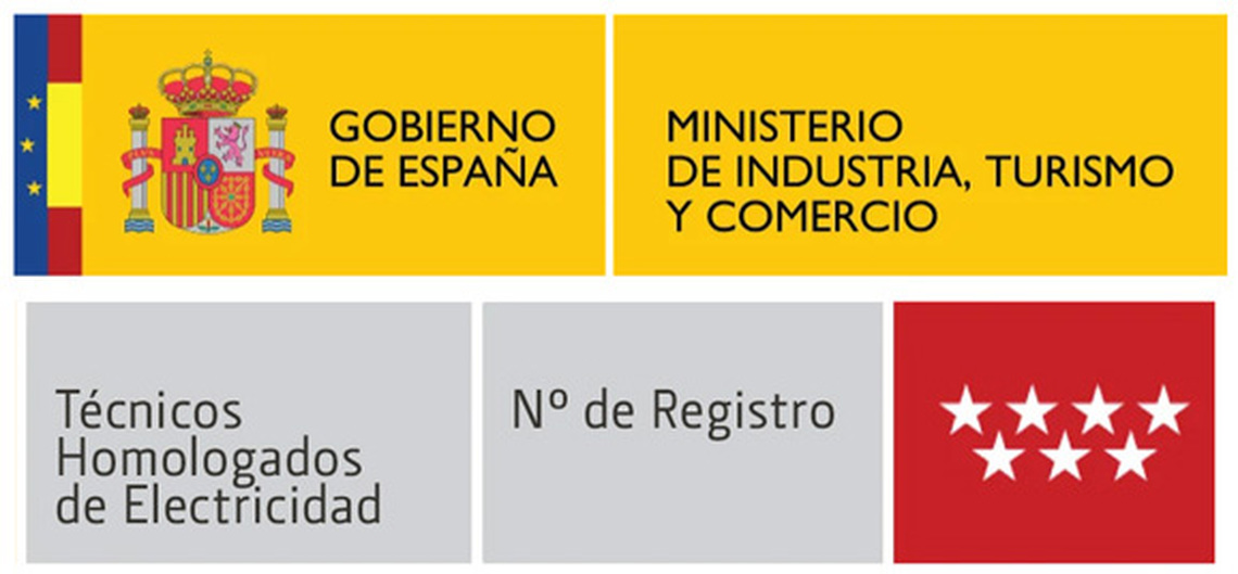 Instalador autorizado por el Ministerio de Industria y la Comunidad de Madrid.